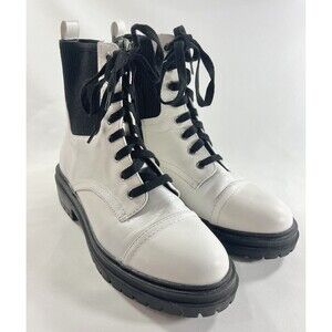 Circus Sam Edelman Giovanny Women's Size 8.5 White and Black Boots